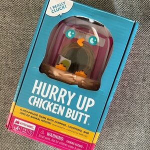 Hurry Up Chicken Butt Game - Blue and Pink